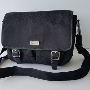 Coach Messenger Breifcase Laptop Black